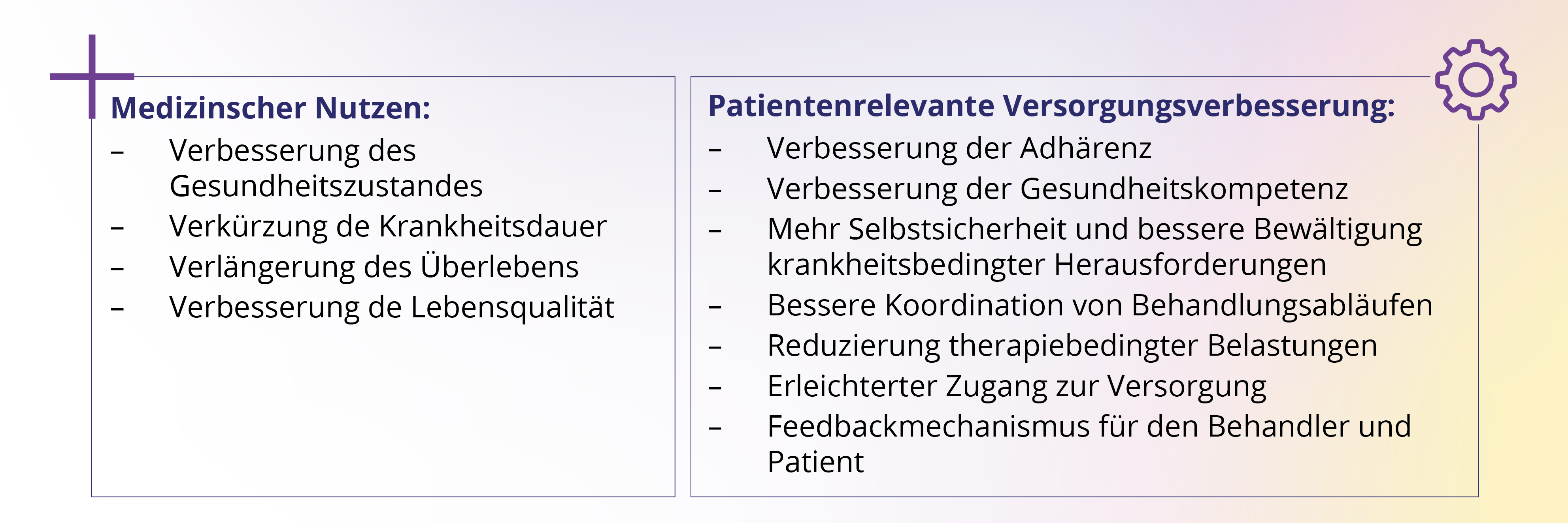 Medizinischer Nutzen und patientenrelevante Versorgungsverbesserung einer DiGA