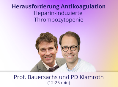 Prof. Bauersachs und PD Klamroth