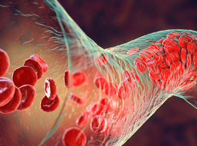 Medizinische Illustration roter Blutkörperchen