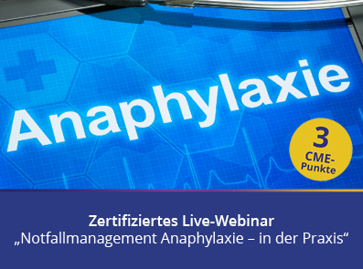 Online-Veranstaltung zum Thema Anaphylaxie
