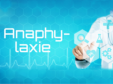Futuristisches Vorschaubild des CME-Vortrages: Update Management der Anaphylaxie in der Praxis