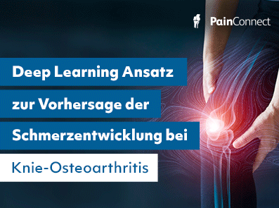 Darstellung von Knie-Osteoarthritis mit Videotitel: Deep Learning Ansatz zur Vorhersage der Schmerzentwicklung bei Knie-Osteoarthritis 