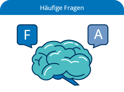 Gehirn mit Sprechblase